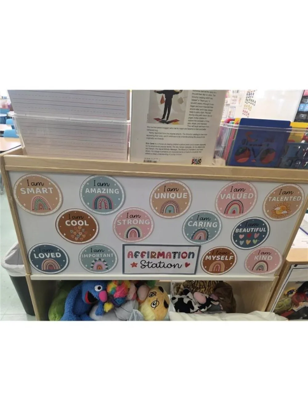 Composition Notebook Positive Affirmations Station Bulletin Board Sets